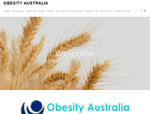 Tablet Screenshot of obesityaustralia.org